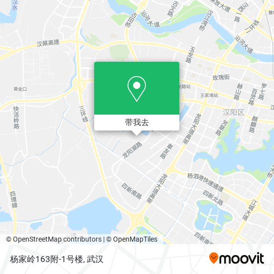 杨家岭163附-1号楼地图