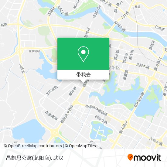 晶凯思公寓(龙阳店)地图