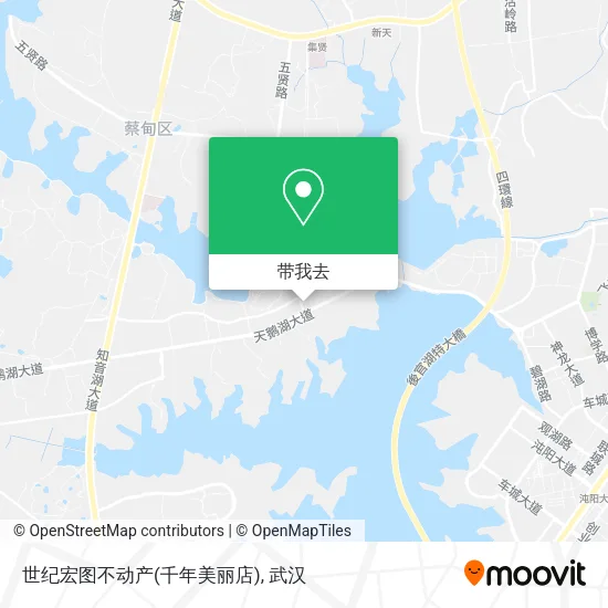 世纪宏图不动产(千年美丽店)地图