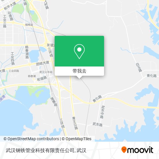 武汉钢铁管业科技有限责任公司地图