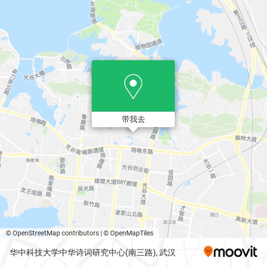 华中科技大学中华诗词研究中心(南三路)地图