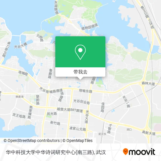 华中科技大学中华诗词研究中心(南三路)地图