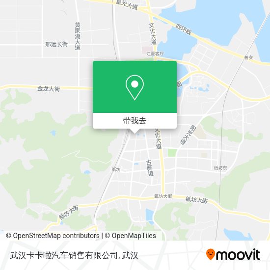 武汉卡卡啦汽车销售有限公司地图