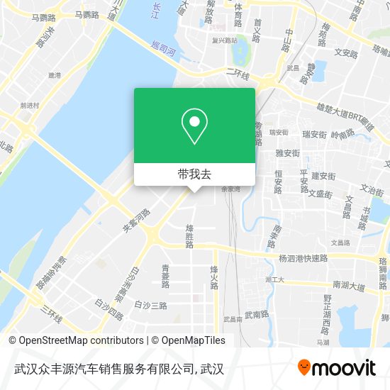 武汉众丰源汽车销售服务有限公司地图