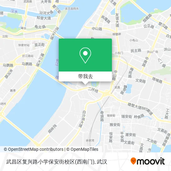 武昌区复兴路小学保安街校区(西南门)地图