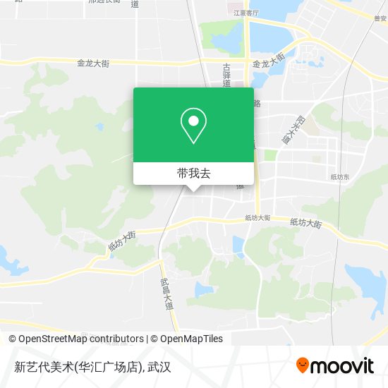 新艺代美术(华汇广场店)地图
