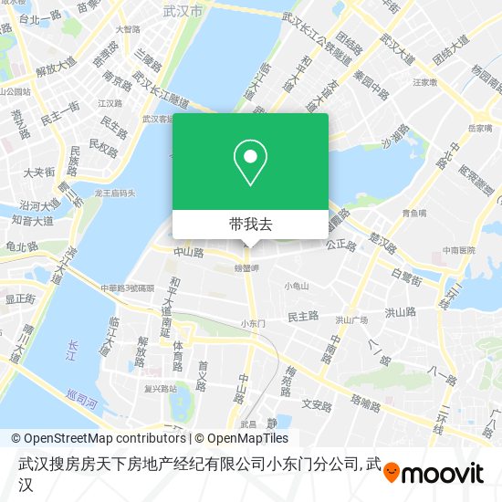 武汉搜房房天下房地产经纪有限公司小东门分公司地图