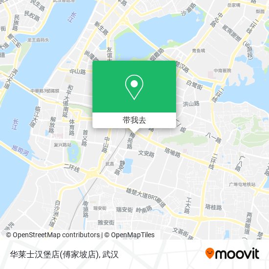 华莱士汉堡店(傅家坡店)地图