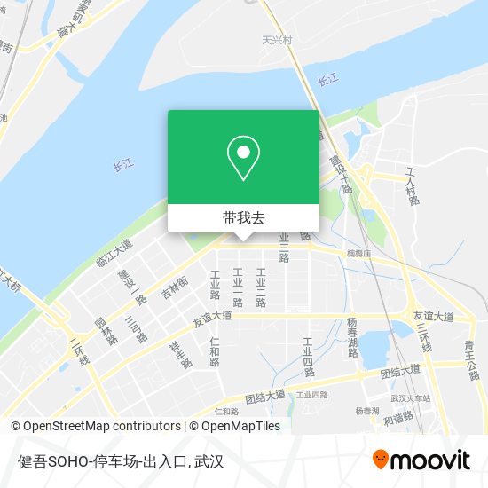 健吾SOHO-停车场-出入口地图