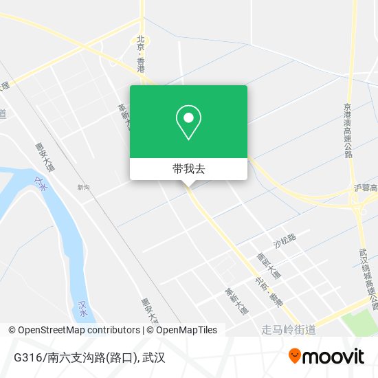 G316/南六支沟路(路口)地图