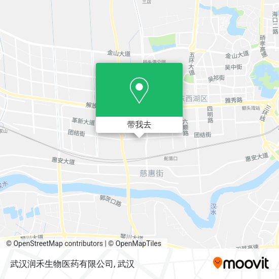 武汉润禾生物医药有限公司地图