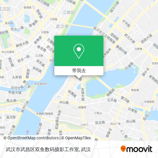 武汉市武昌区双鱼数码摄影工作室地图