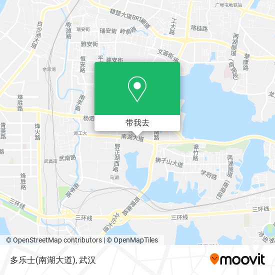 多乐士(南湖大道)地图