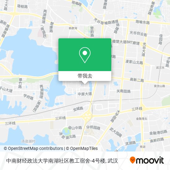 中南财经政法大学南湖社区教工宿舍-4号楼地图