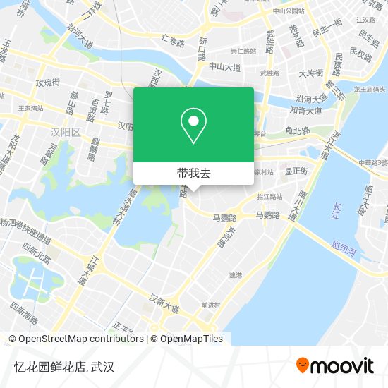 忆花园鲜花店地图