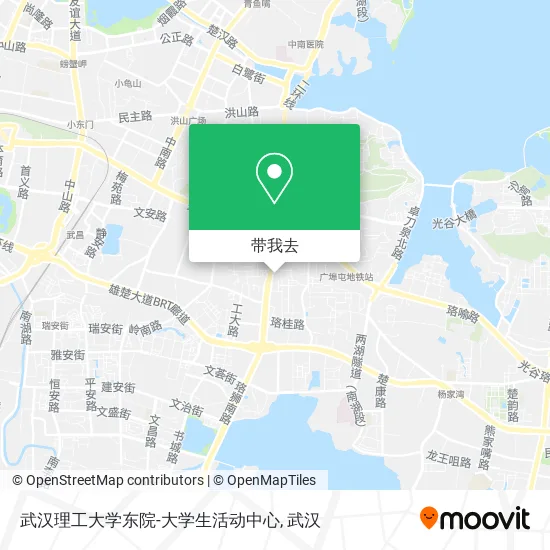 武汉理工大学东院-大学生活动中心地图