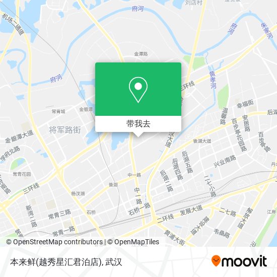 本来鲜(越秀星汇君泊店)地图