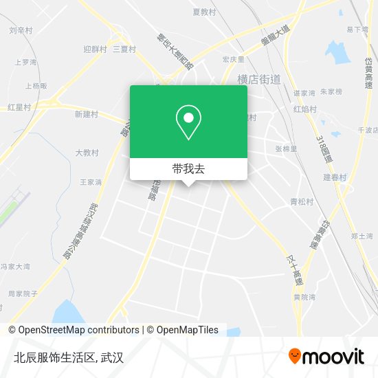 北辰服饰生活区地图
