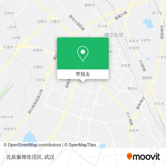 北辰服饰生活区地图