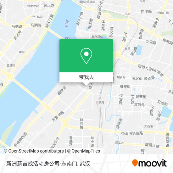 新洲新吉成活动房公司-东南门地图