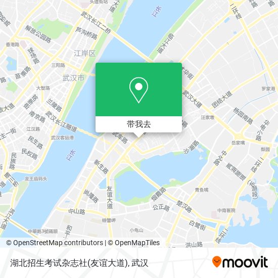 湖北招生考试杂志社(友谊大道)地图