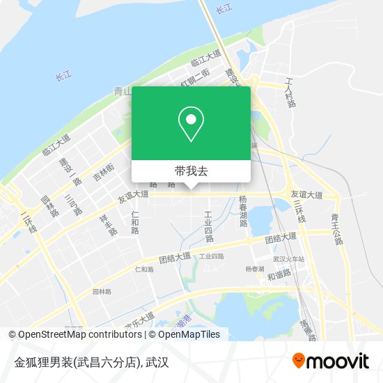 金狐狸男装(武昌六分店)地图