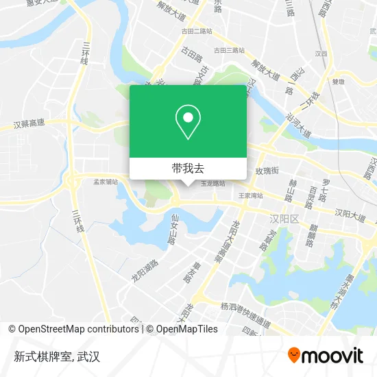新式棋牌室地图