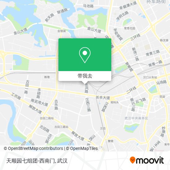 天顺园七组团-西南门地图