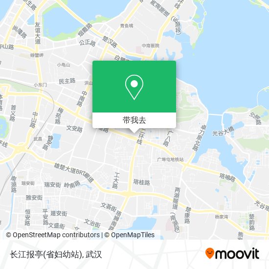 长江报亭(省妇幼站)地图