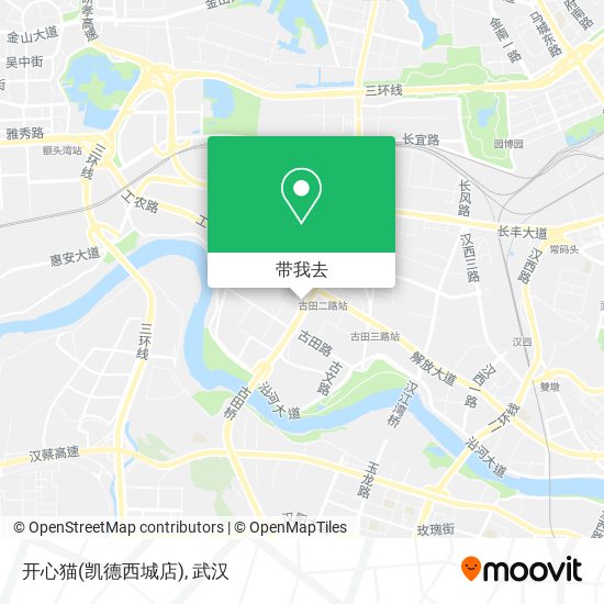 开心猫(凯德西城店)地图