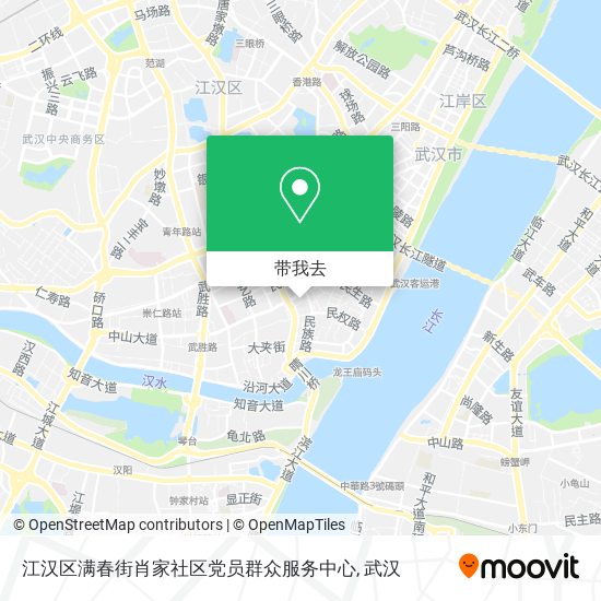 江汉区满春街肖家社区党员群众服务中心地图