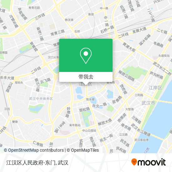 江汉区人民政府-东门地图