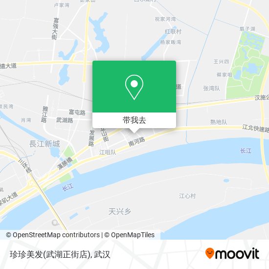 珍珍美发(武湖正街店)地图