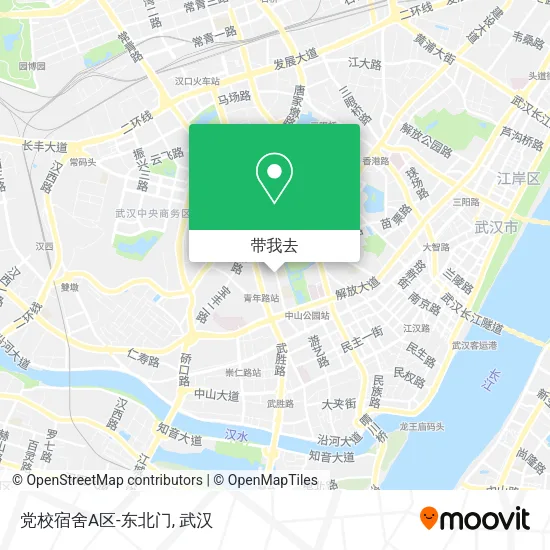 党校宿舍A区-东北门地图