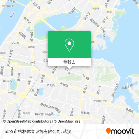 武汉市格林体育设施有限公司地图