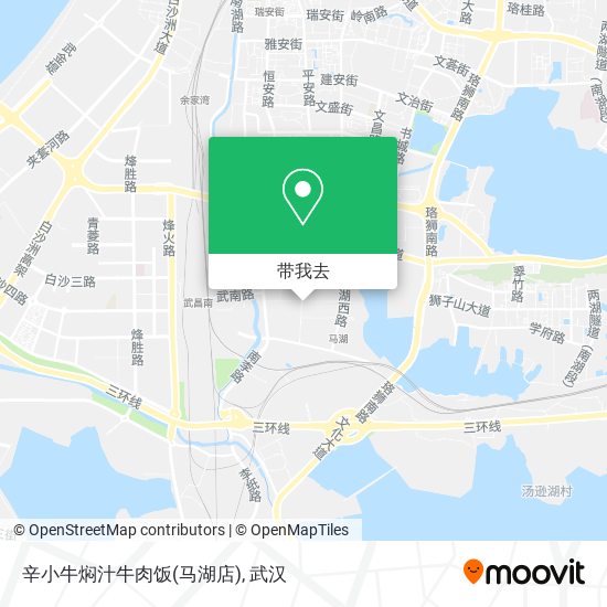 辛小牛焖汁牛肉饭(马湖店)地图