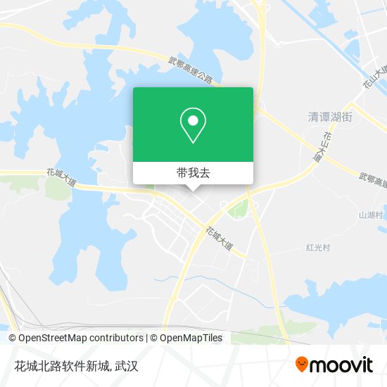 花城北路软件新城地图