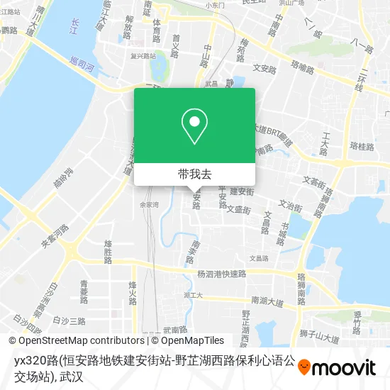 yx320路(恒安路地铁建安街站-野芷湖西路保利心语公交场站)地图