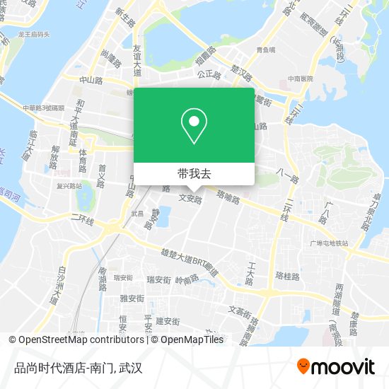 品尚时代酒店-南门地图