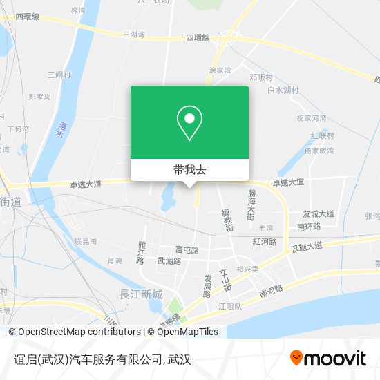 谊启(武汉)汽车服务有限公司地图