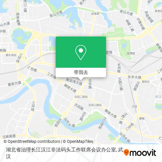 湖北省治理长江汉江非法码头工作联席会议办公室地图