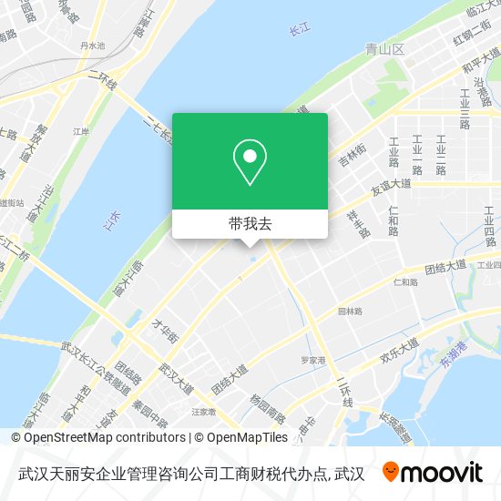 武汉天丽安企业管理咨询公司工商财税代办点地图