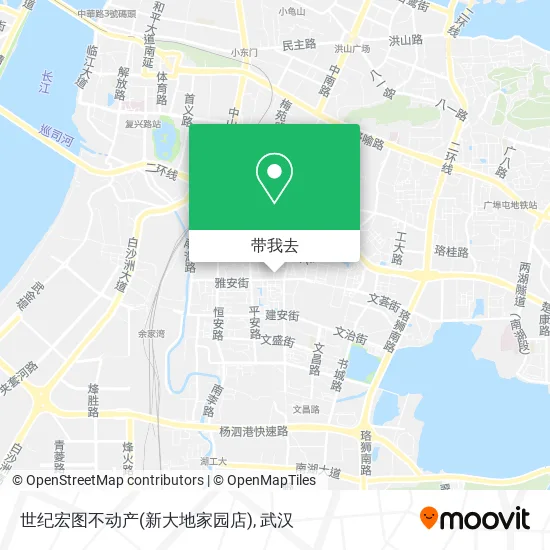 世纪宏图不动产(新大地家园店)地图