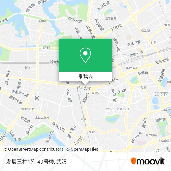 发展三村1附-49号楼地图