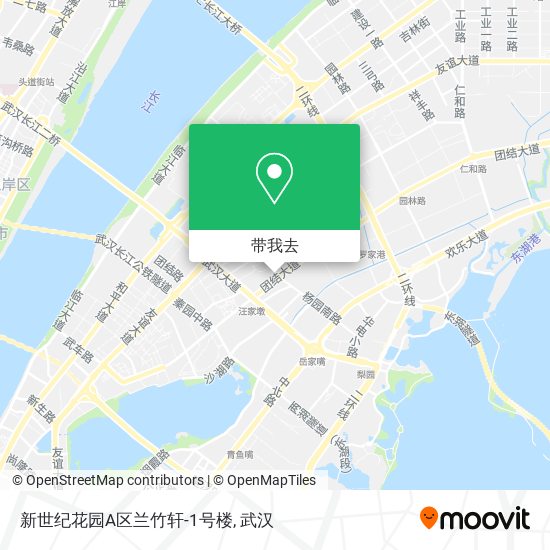 新世纪花园A区兰竹轩-1号楼地图