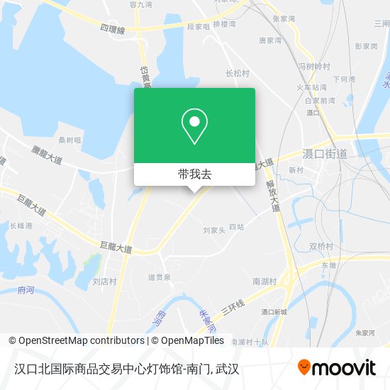 汉口北国际商品交易中心灯饰馆-南门地图