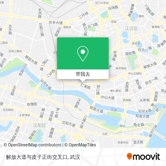 解放大道与皮子正街交叉口地图