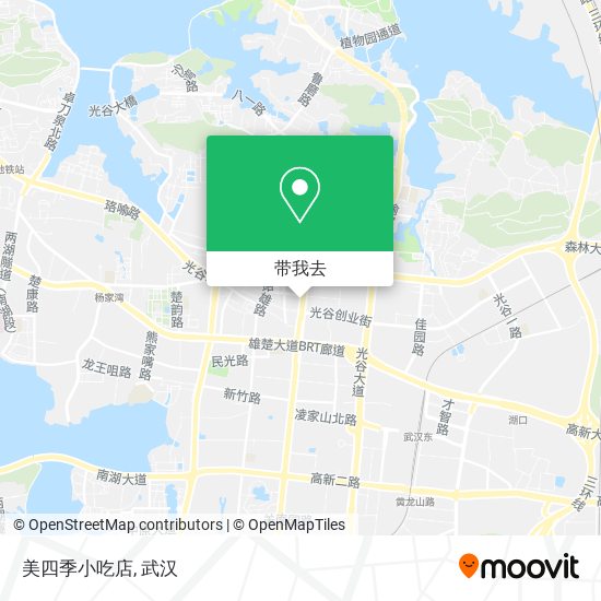 美四季小吃店地图
