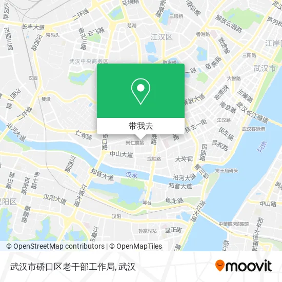 武汉市硚口区老干部工作局地图