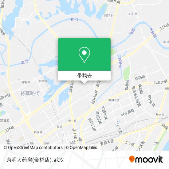 康明大药房(金桥店)地图